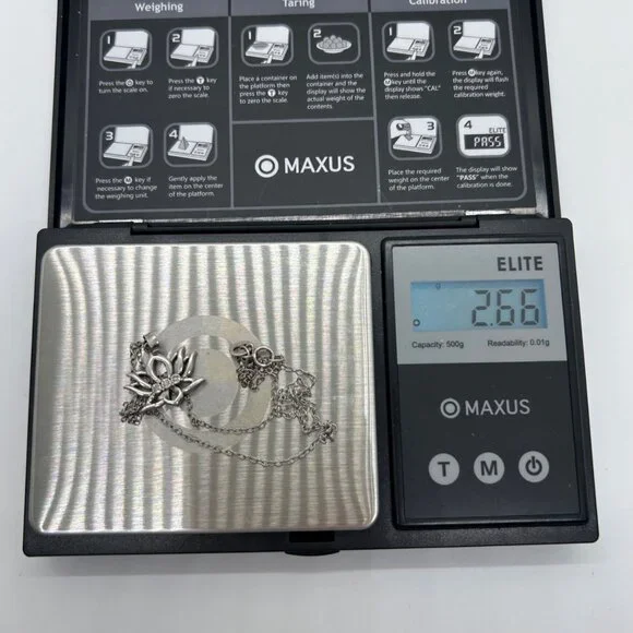 925 Sterling Silver Lotus Blossom Pendant Necklace Dainty Spiritual Minimalist - Picture 14 of 15